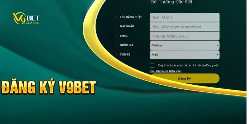 Hướng dẫn đăng ký tài khoản V9BET nhanh chóng nhất 3 Hướng dẫn đăng ký V9BET đơn giản, nhanh chóng